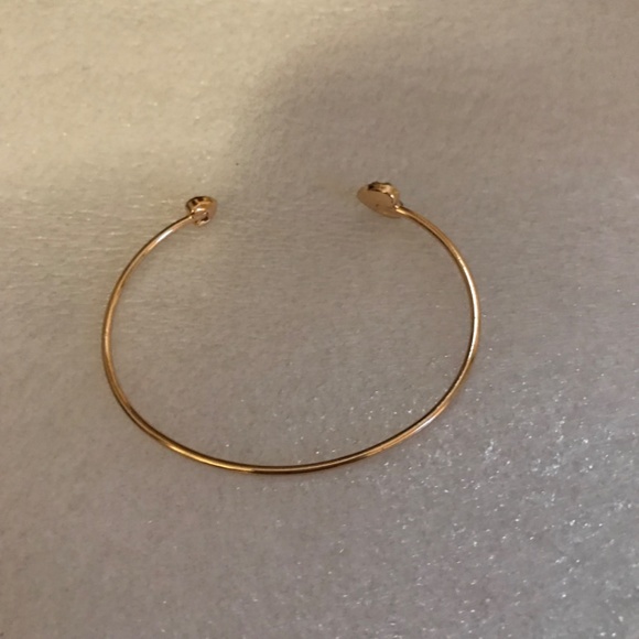 2 for $12 Adjustable Love Heart Silver and Gold-tone Bangle Bracelets - Picture 5 of 13